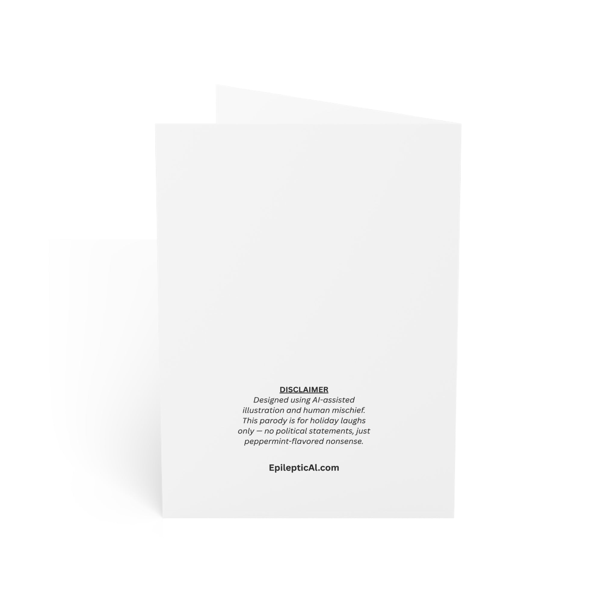 Santa’s Approval Ratings Christmas Card – 1, 10, 30, 50 pc sets