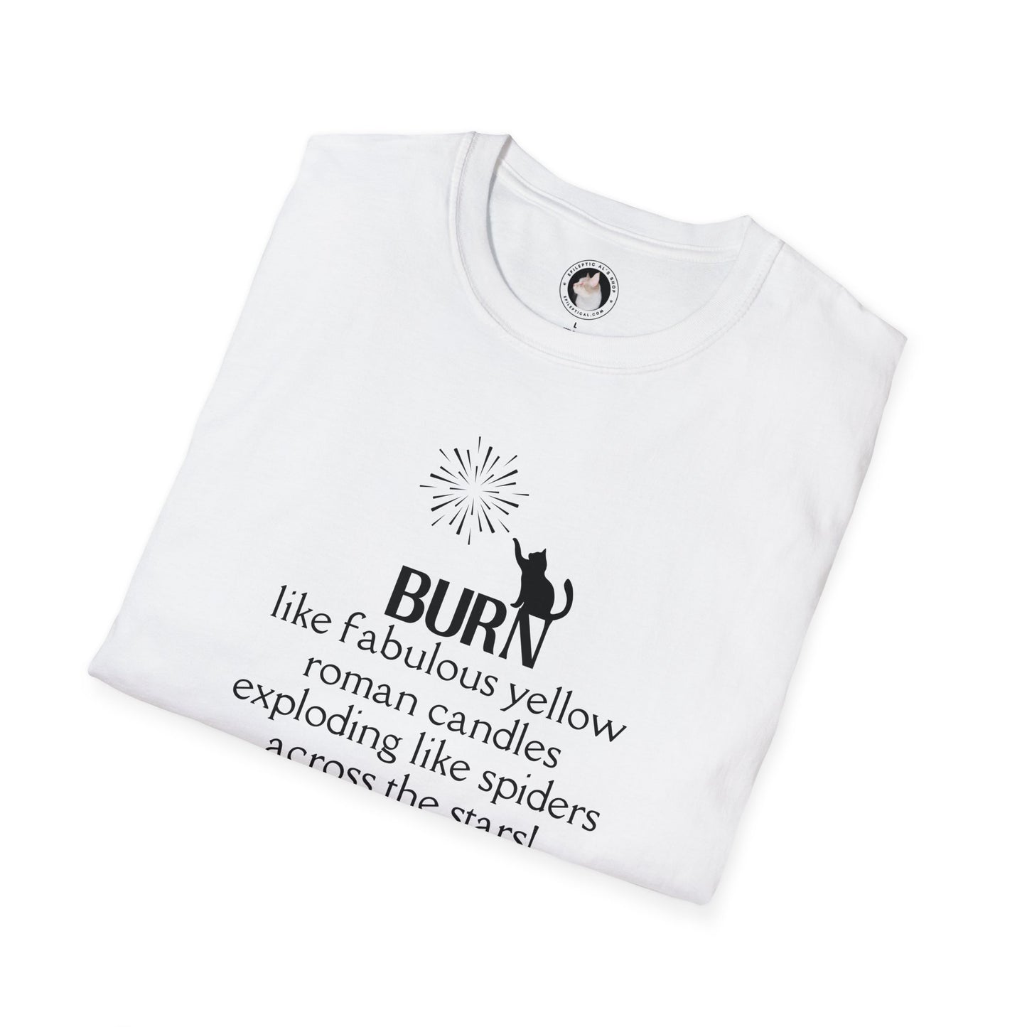 Burn Unisex Softstyle T - Shirt - T - Shirt - Epileptic Al’s Shop
