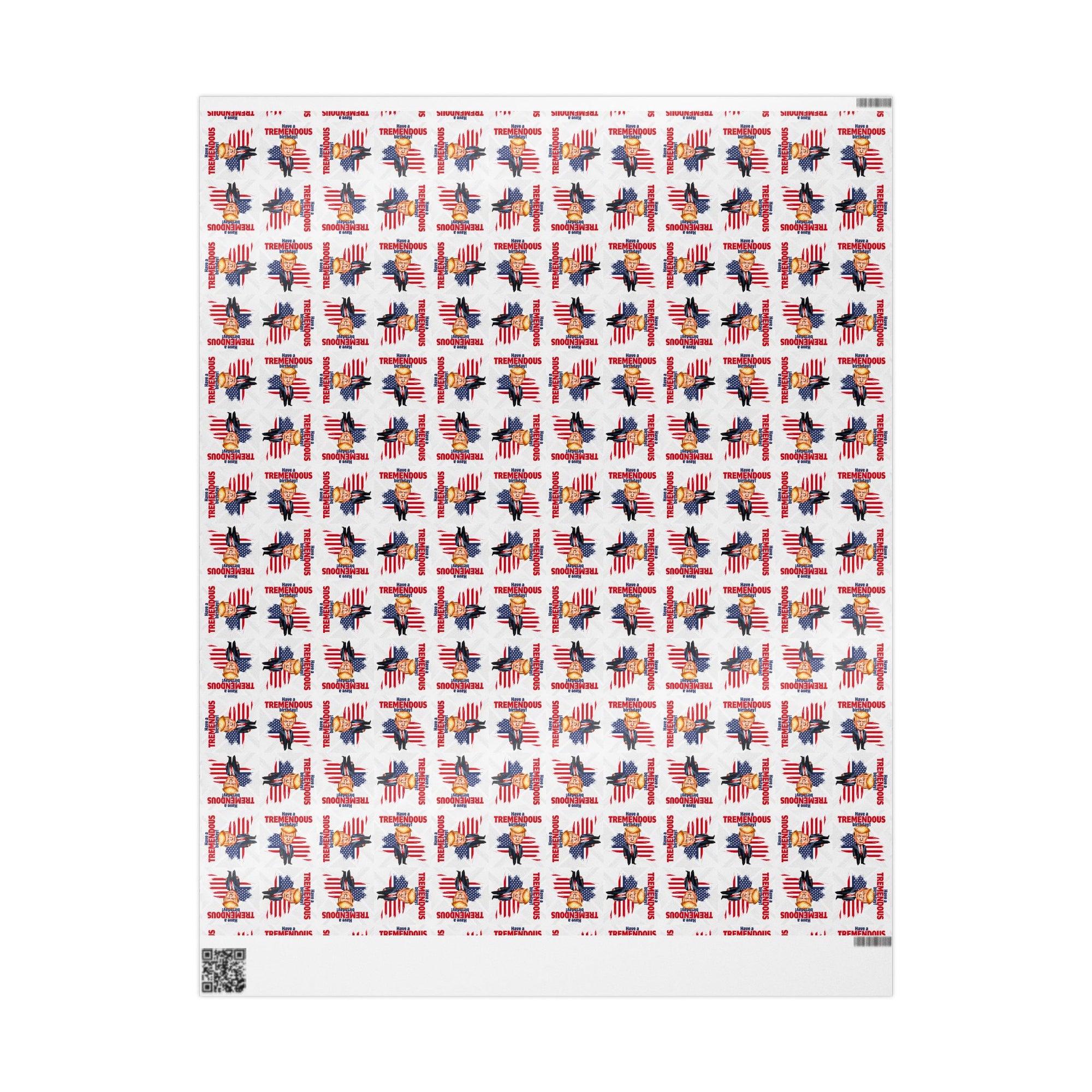 Trump Tremendous Birthday Gift Wrapping Paper