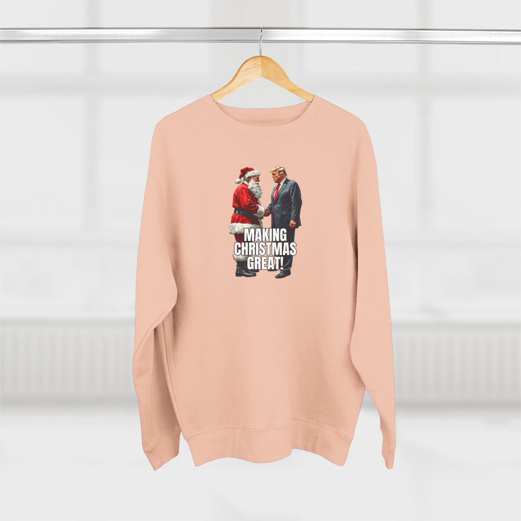 Funny Make Christmas Great Unisex Crewneck Sweatshirt