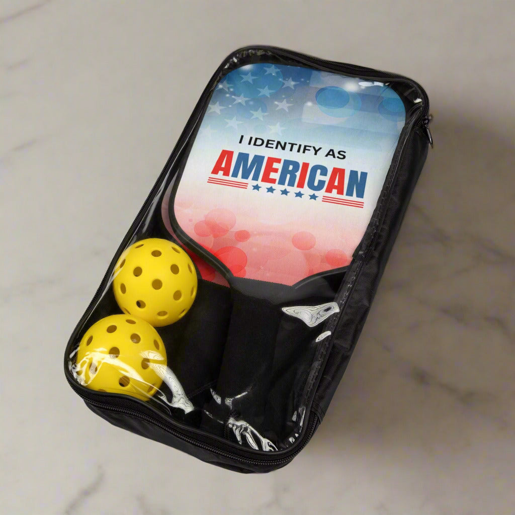 Identify as American Pickleball Paddle Kit Printify
