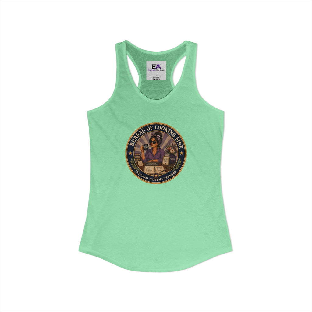 Bureau of Looking Fine Women's Racerback Tank Top – Internal Systems Unknown