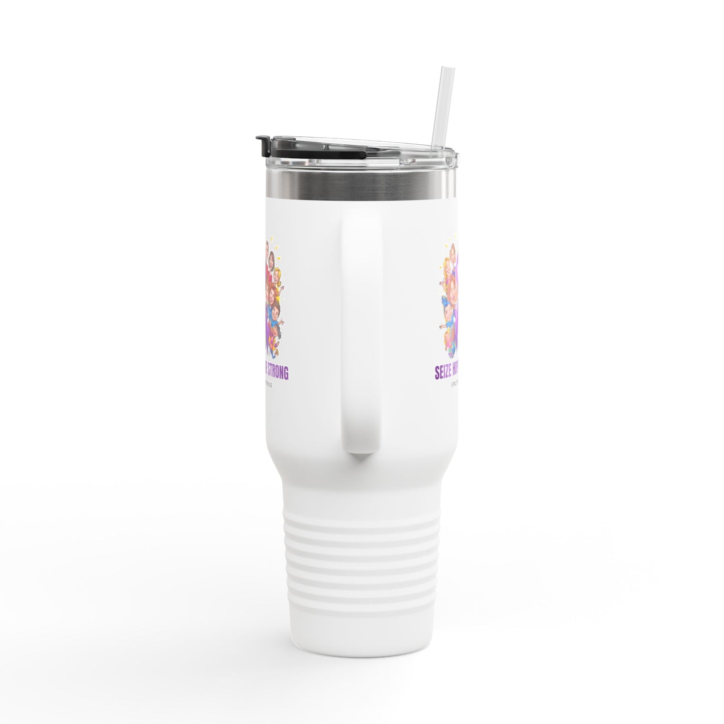 Seize Hope Insulated Travel Mug - 40oz | Awareness & Support Drinkware
