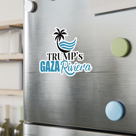 Trump's Gaza Riviera Kiss-Cut Vinyl Decals