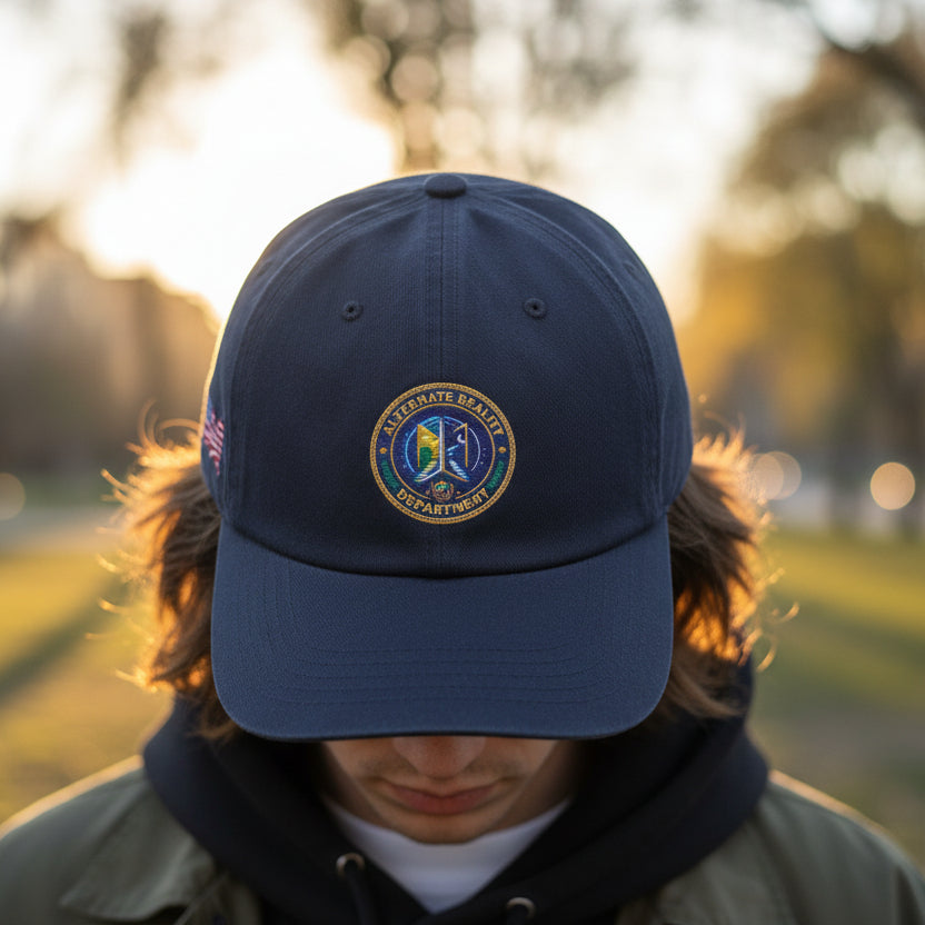 Alternate Reality Department Embroidered Hat – Satirical Seal Cap