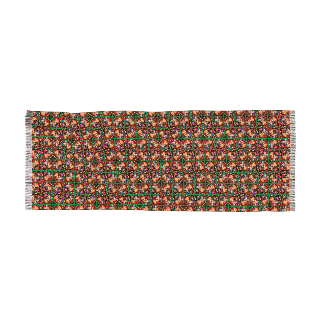 Christmas Lights Kitty Light Scarf