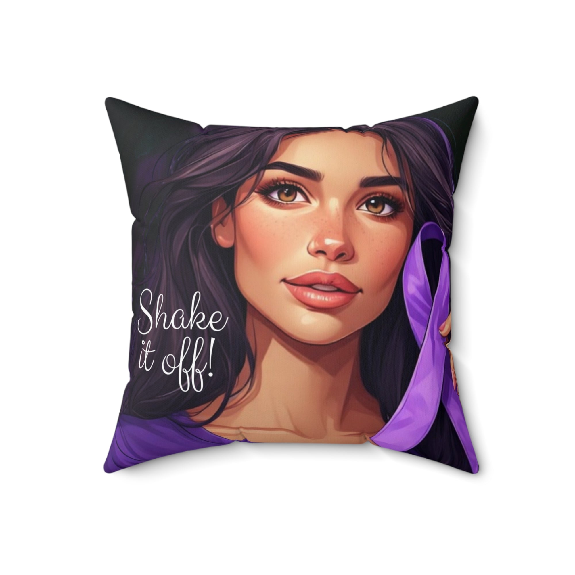 Motivational Shake It Off Decorative Pillow, Home Decor