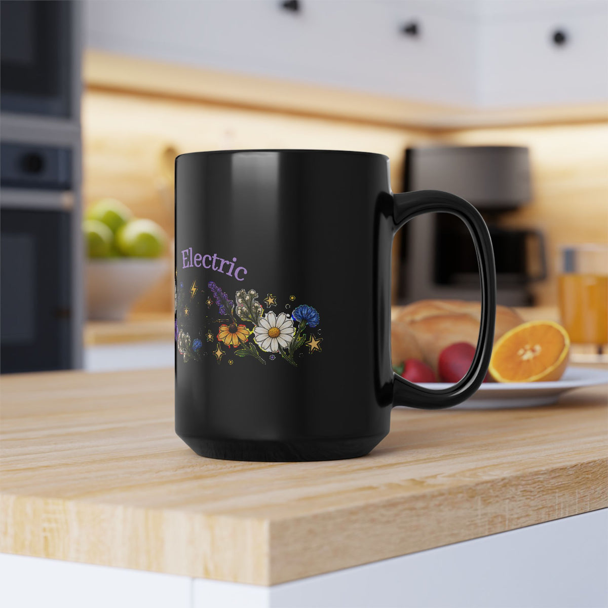 Beautifully Electric Epilepsy Awareness Black Mug (11oz/15oz)