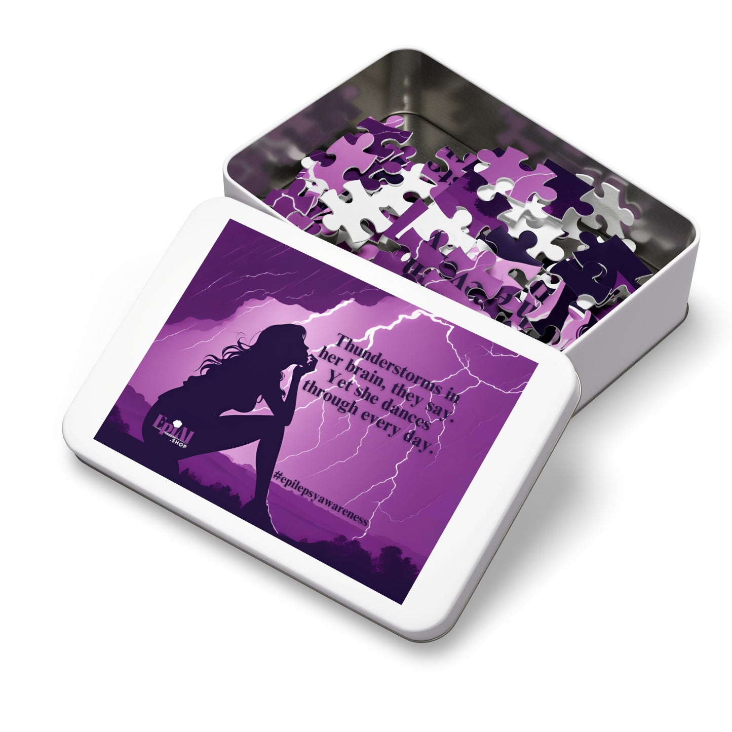 Empowering Epilepsy Awareness Jigsaw Puzzle with Tin