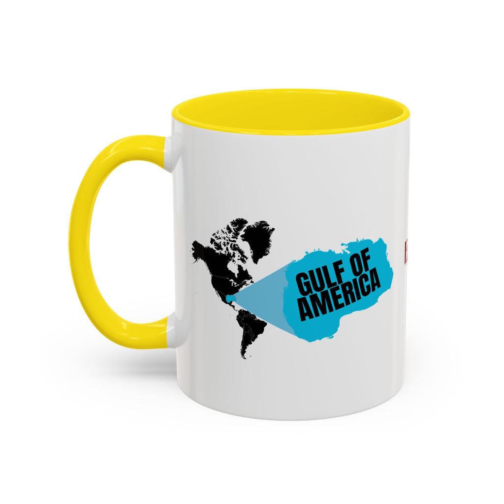 American Gulf Map Accent Coffee Mug