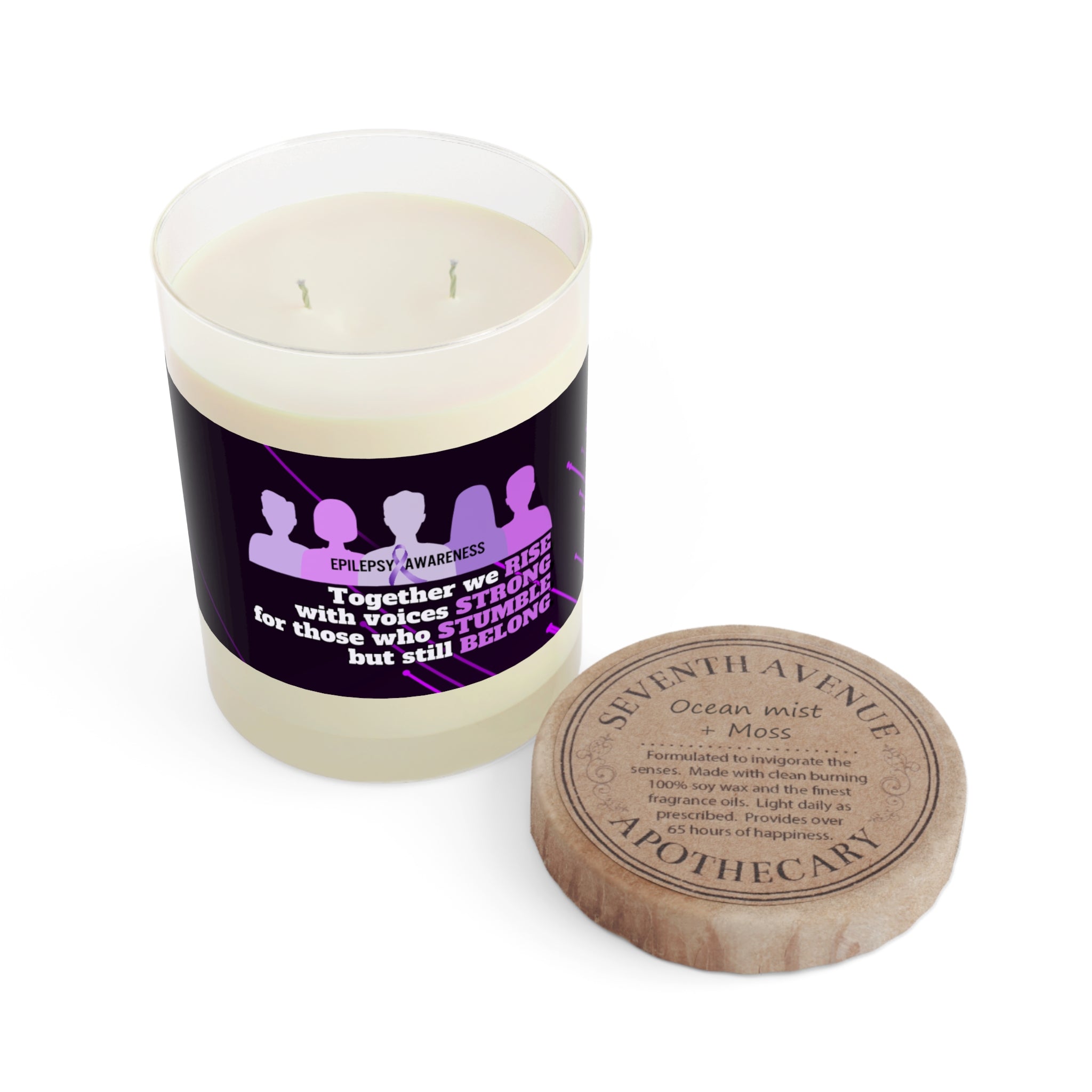 Together We Rise Scented Candle - Full Glass, 11oz - EpiAl's Shop