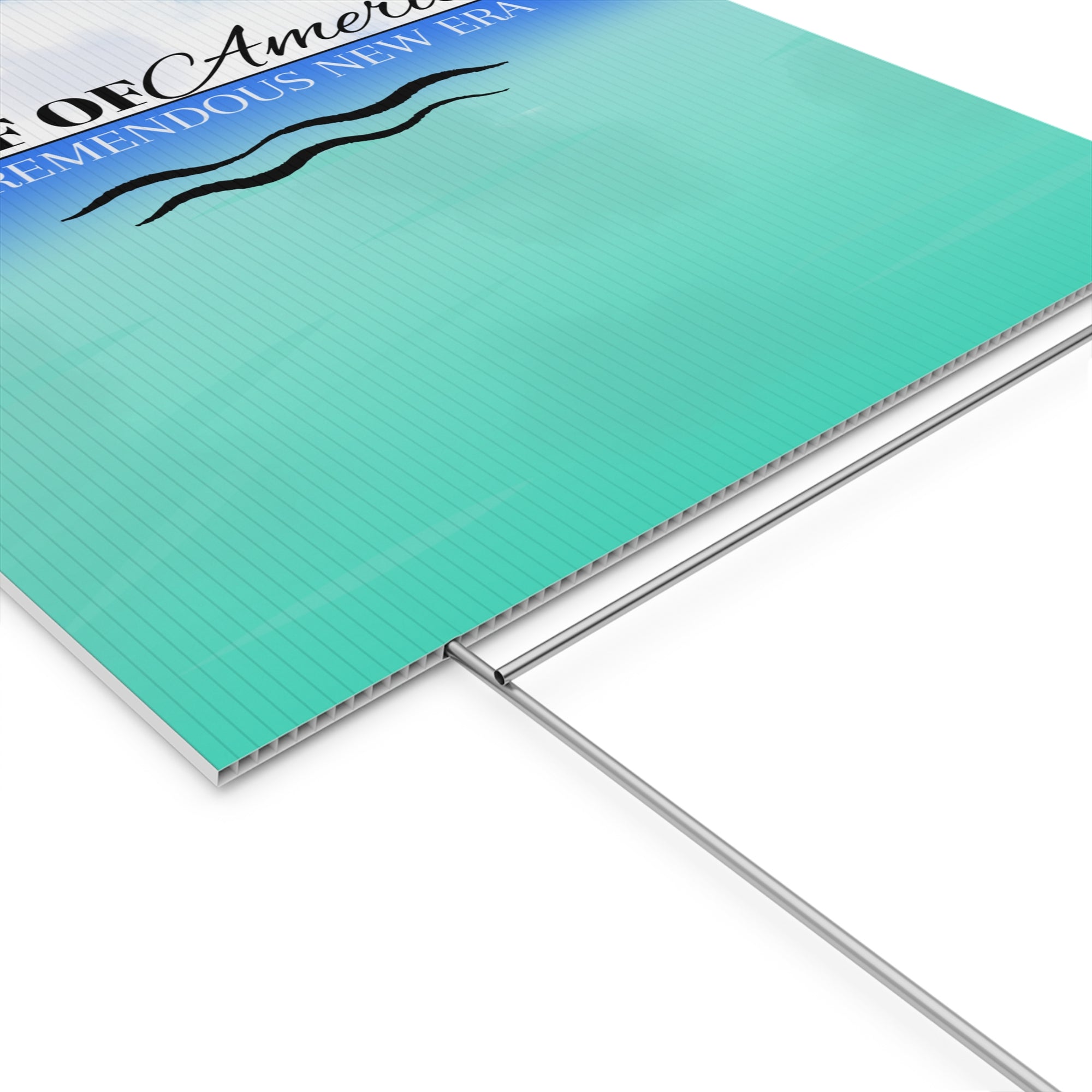 American Gulf Plastic Yard Sign