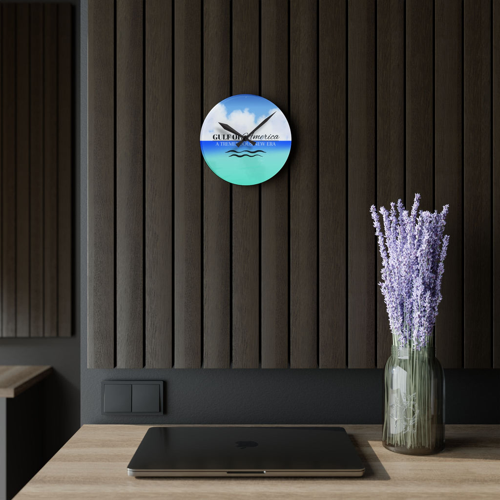American Gulf Acrylic Wall Clock