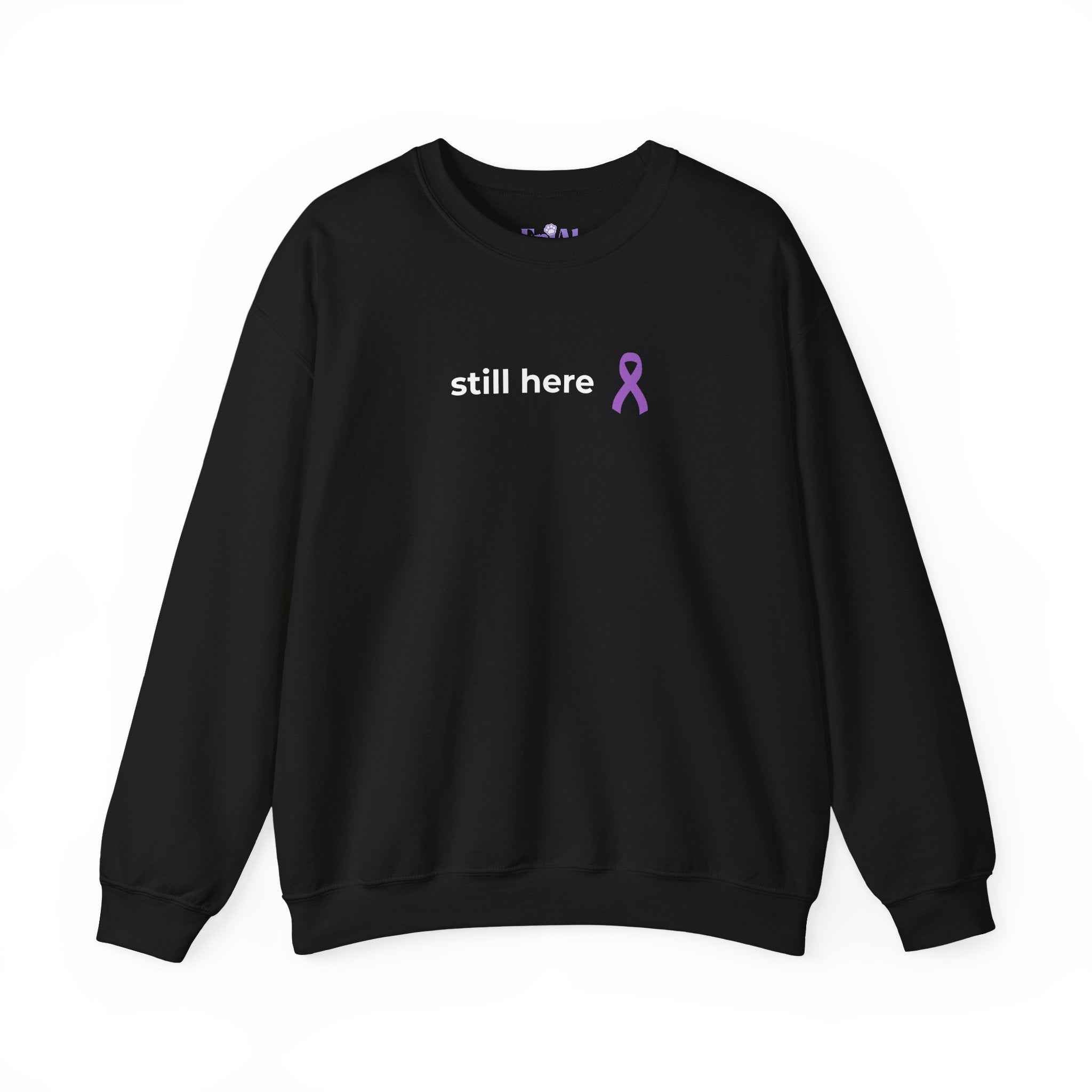 Still Here Printed Crewneck Sweatshirt