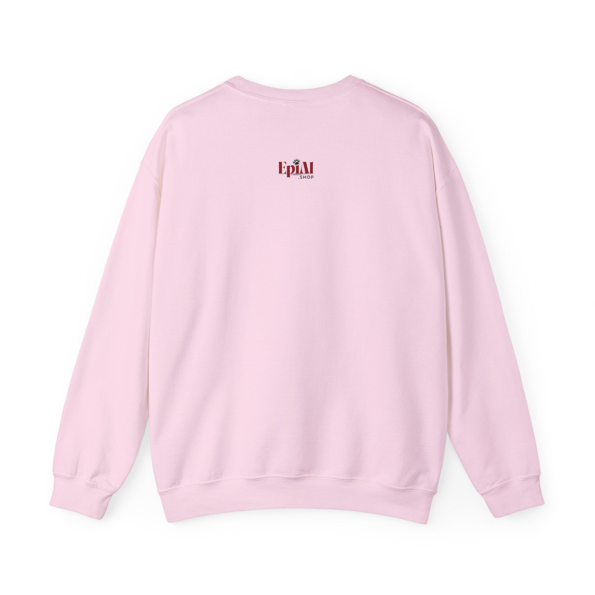 Photo depicting the ​Poised Cat Lady Heavy Blend™ Crewneck Sweatshirt from EpiAl's Shop.