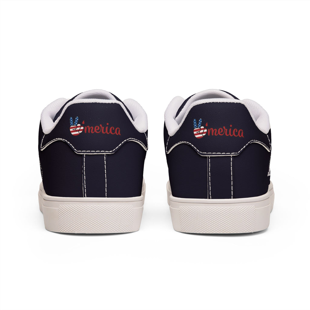 Constitutionally Concerned Eagle Political Humor Low-Top Sneakers