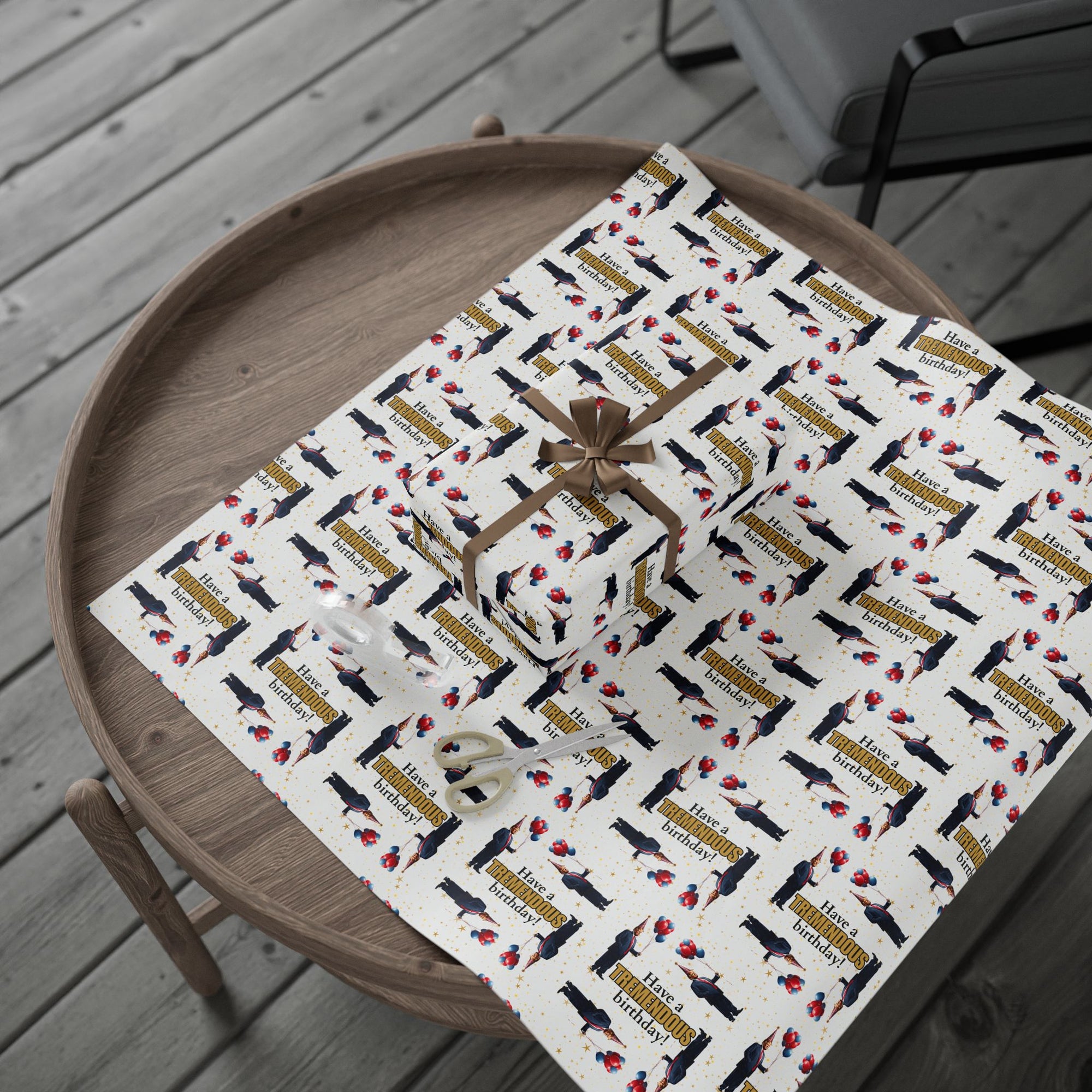 Tremendous Trump Birthday Wrapping Paper