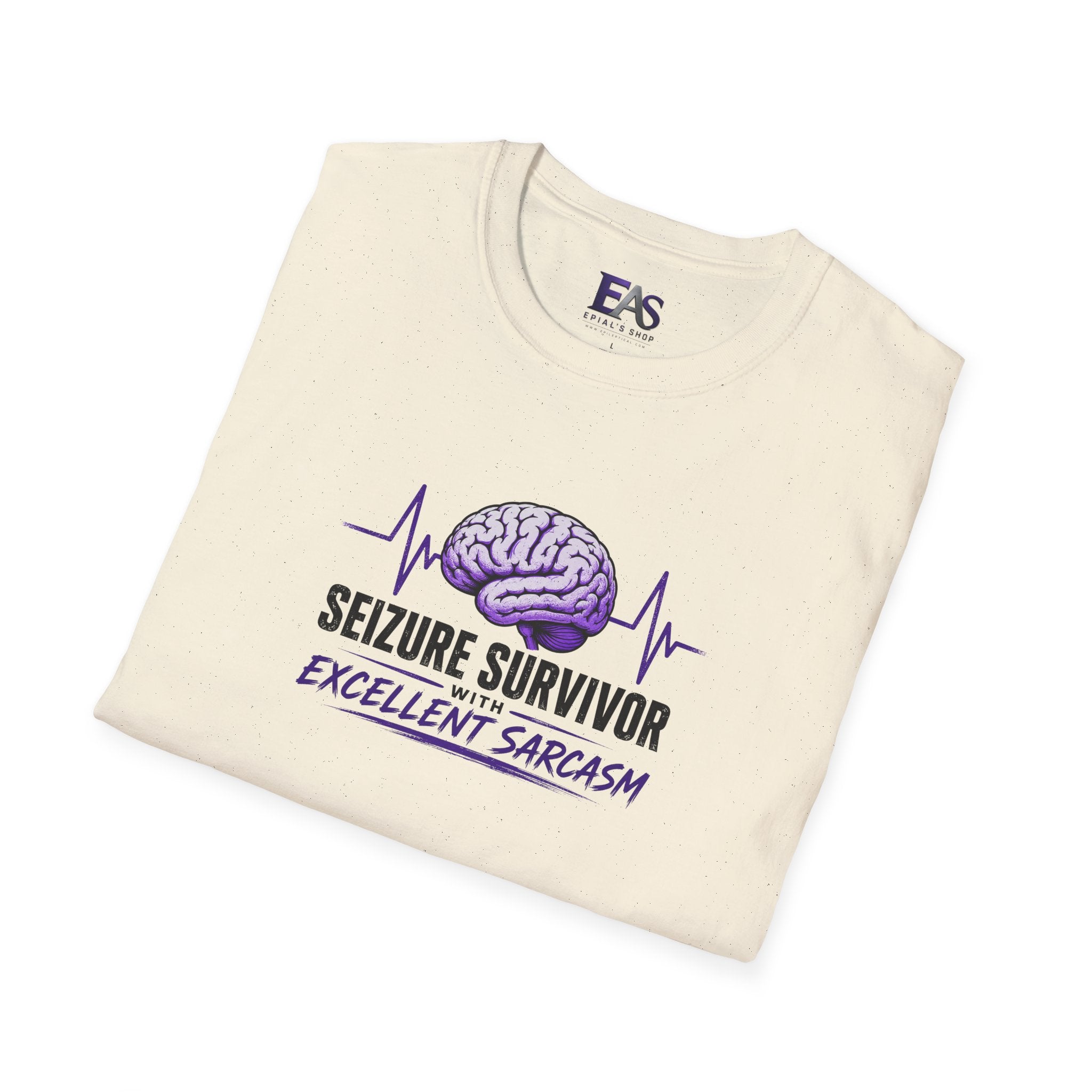 Seizure Survivor With Excellent Sarcasm Epilepsy T-Shirt