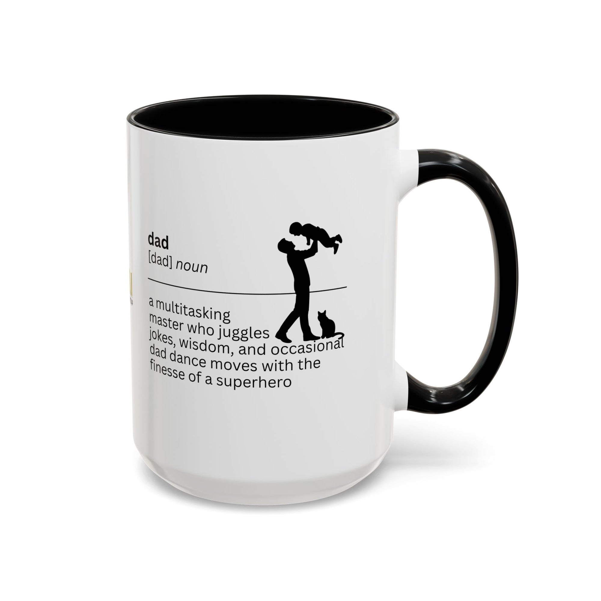 Dad Multitasking Accent Coffee Mug - Perfect Gift for Dads