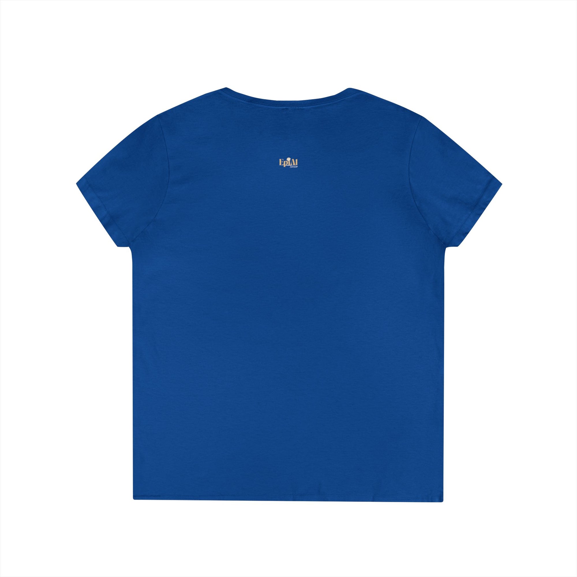Stylish Meow Ladies' V-Neck T-Shirt, Cute Cat Lover Gift