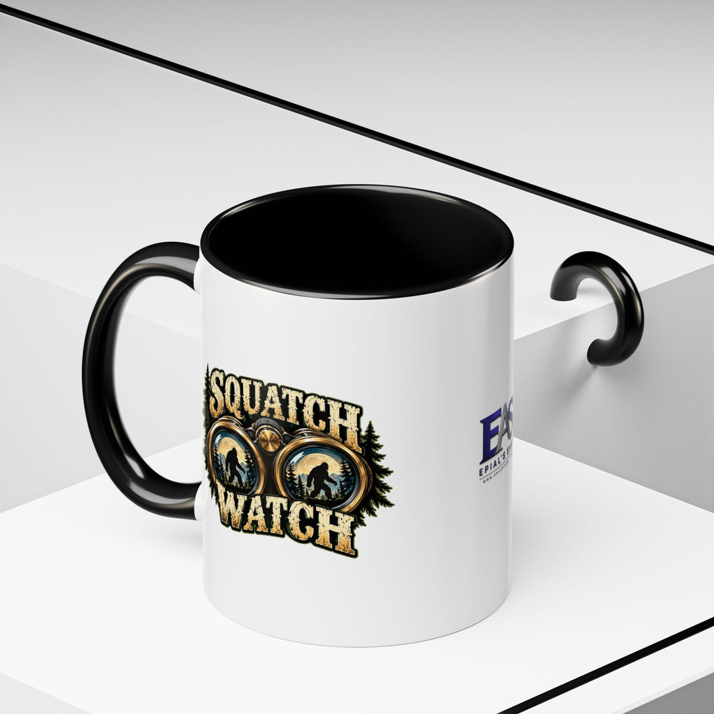 Squatch Watch Bigfoot Mug | Two-Tone Sasquatch Coffee Cup (11oz/15oz)
