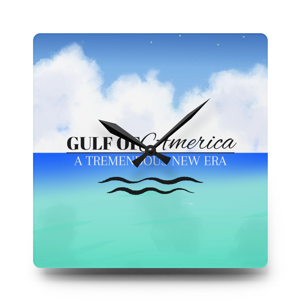 American Gulf Acrylic Wall Clock