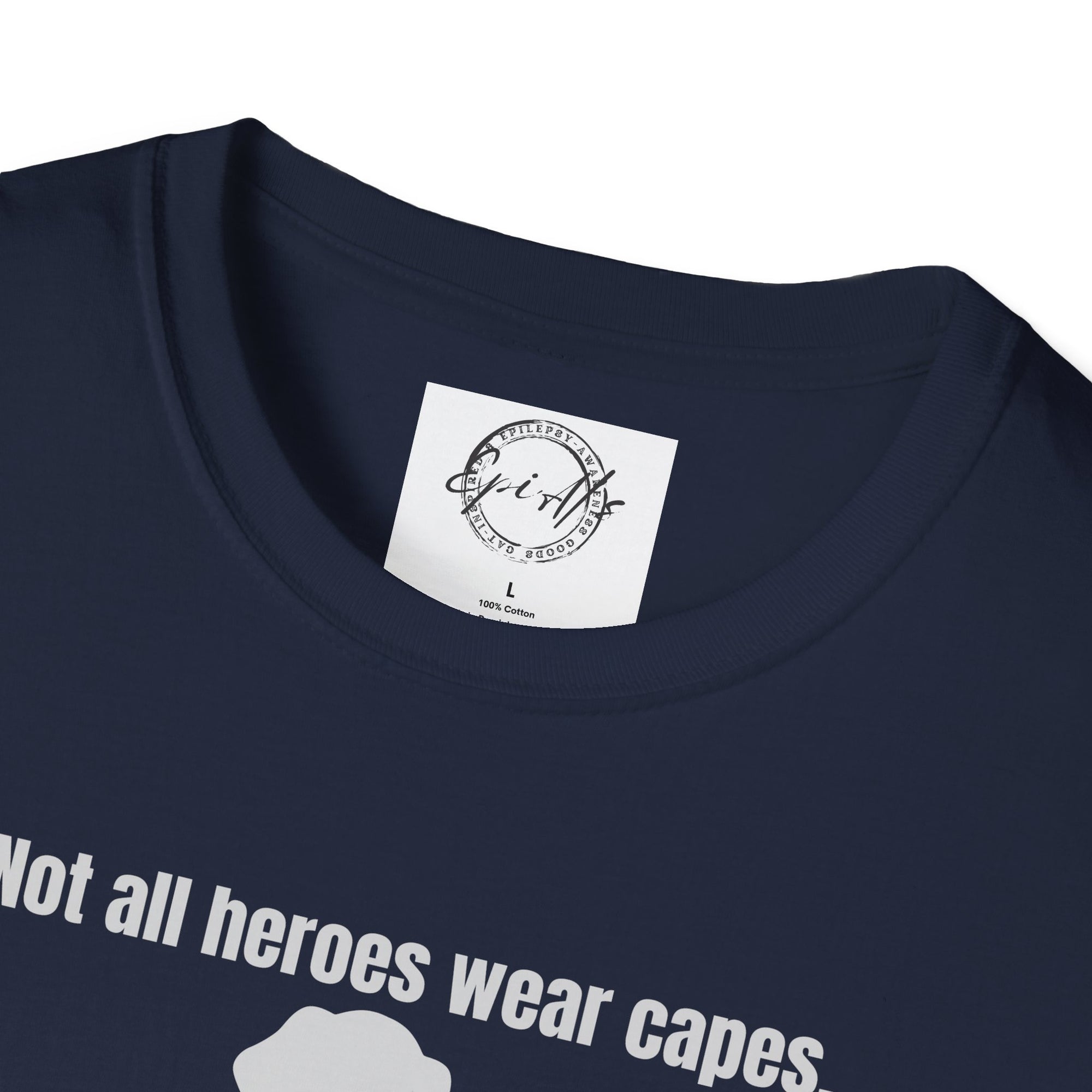 Heroes in Collars Unisex Softstyle T - Shirt - T - Shirt - Epileptic Al’s Shop