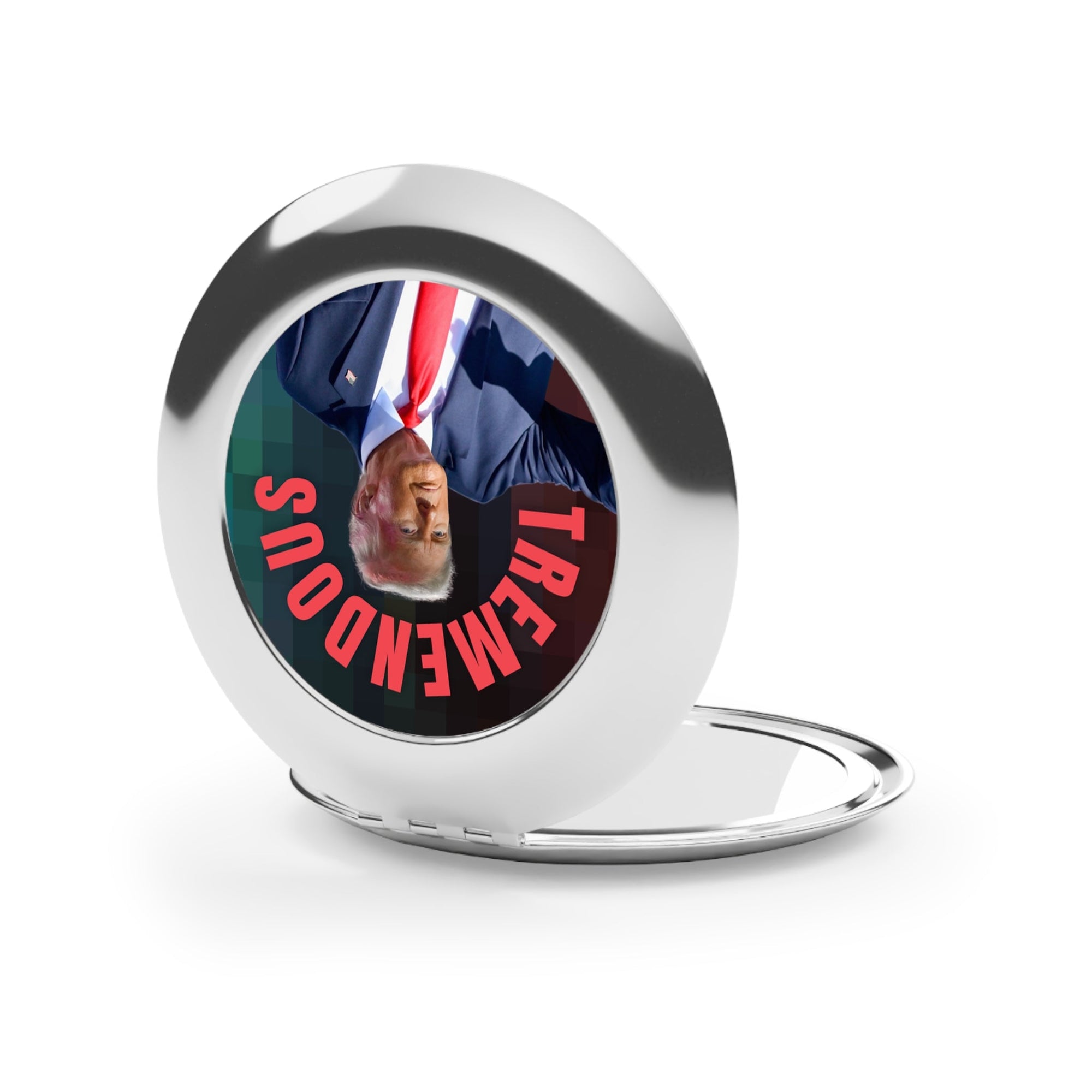 Tremendous Compact Travel Mirror - Perfect Gift for Trump Supporters Printify
