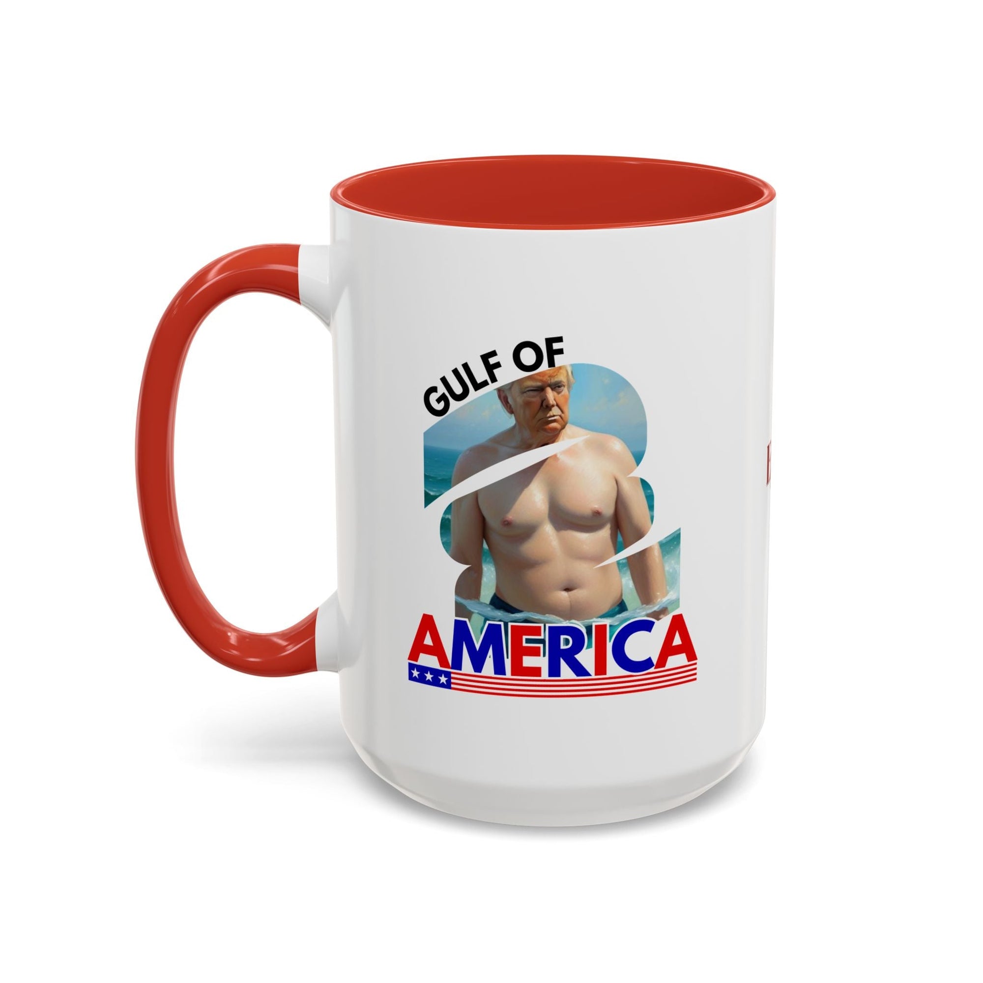Trump's Gulf of America Accent Coffee Mug Printify