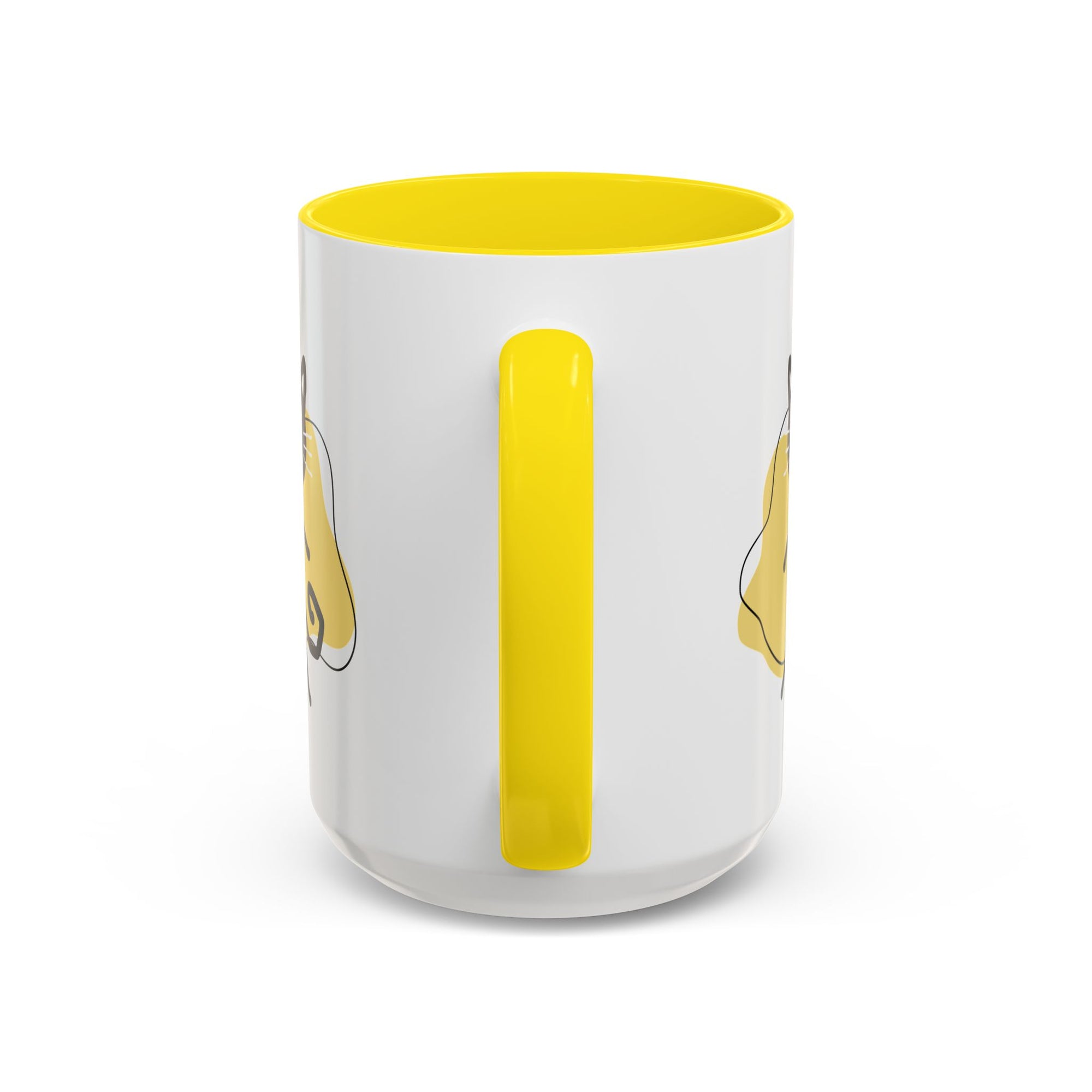 Playful Cat Accent Coffee Mug - 11oz & 15oz