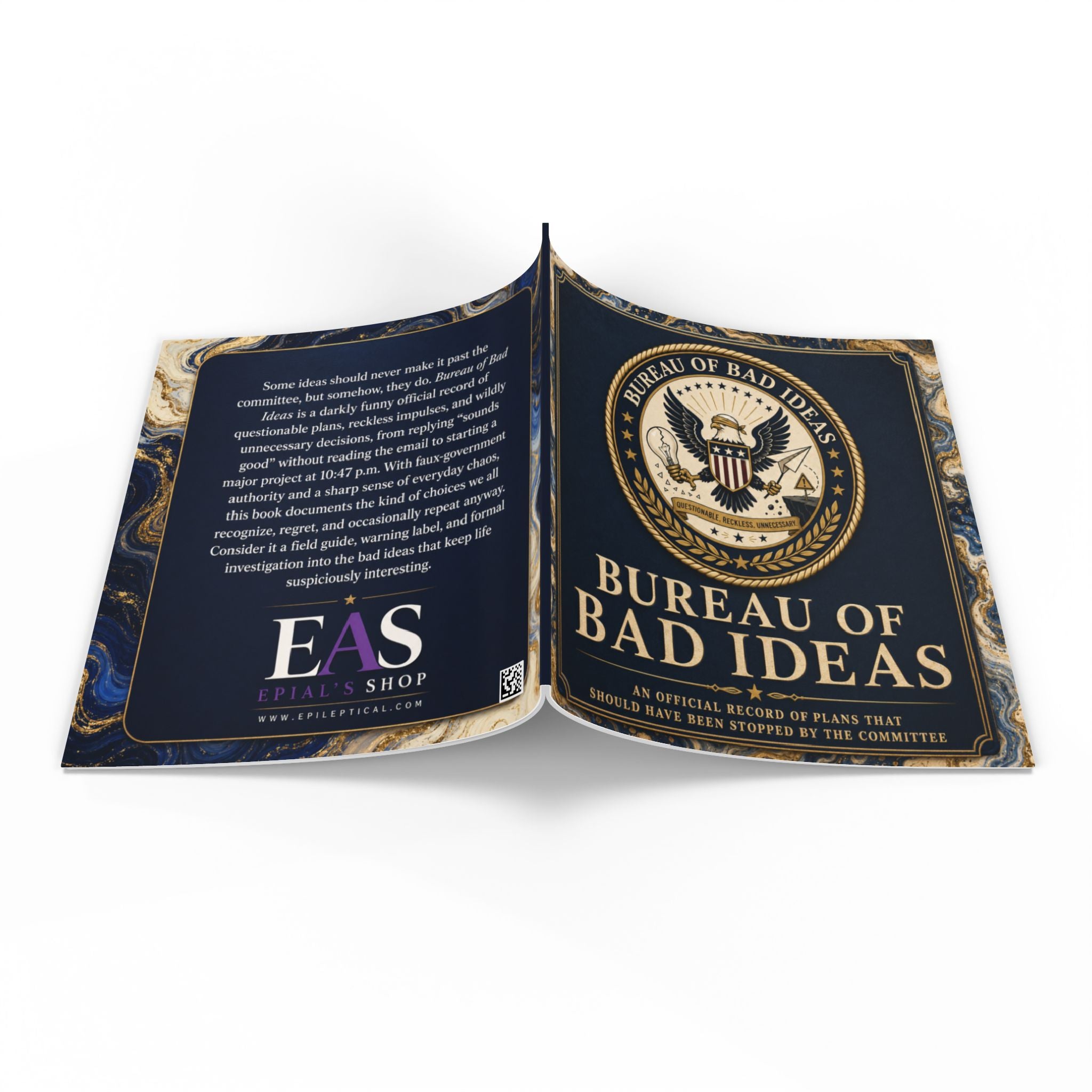 Bureau of Bad Ideas: Funny Faux-Government Softcover Book