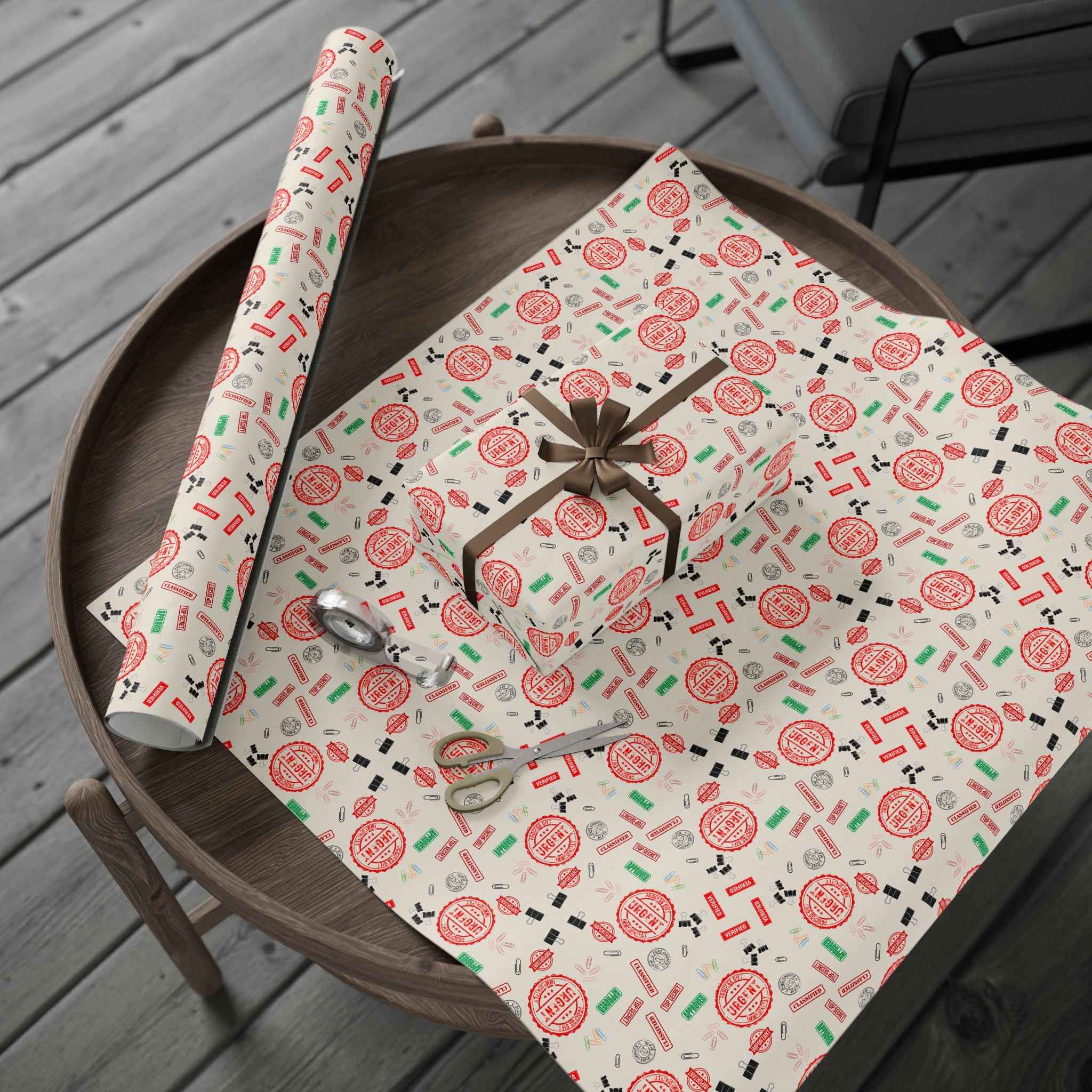 Red Tape Gift Wrap – Political Parody All-Purpose Wrapping Paper