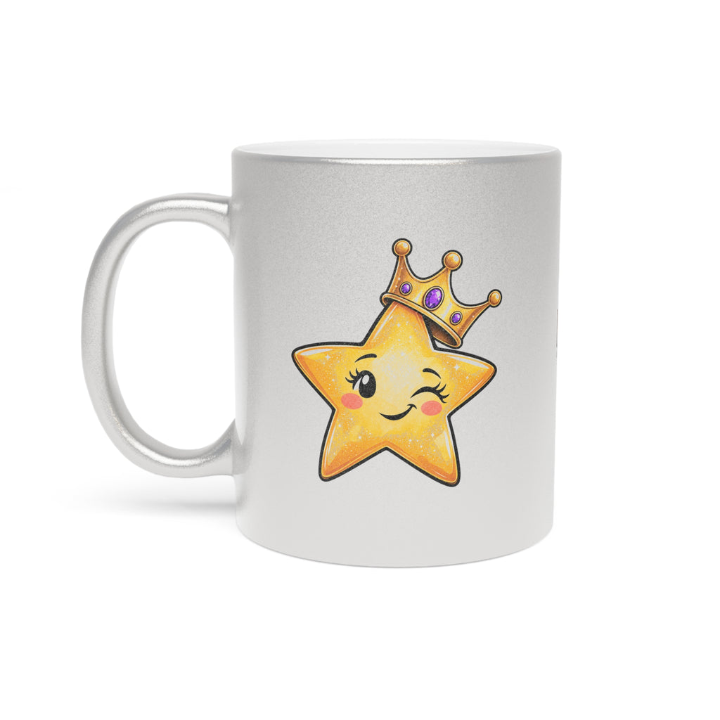 Main Character Energy Metallic Coffee Mug | Gold or Silver 11 oz Mug