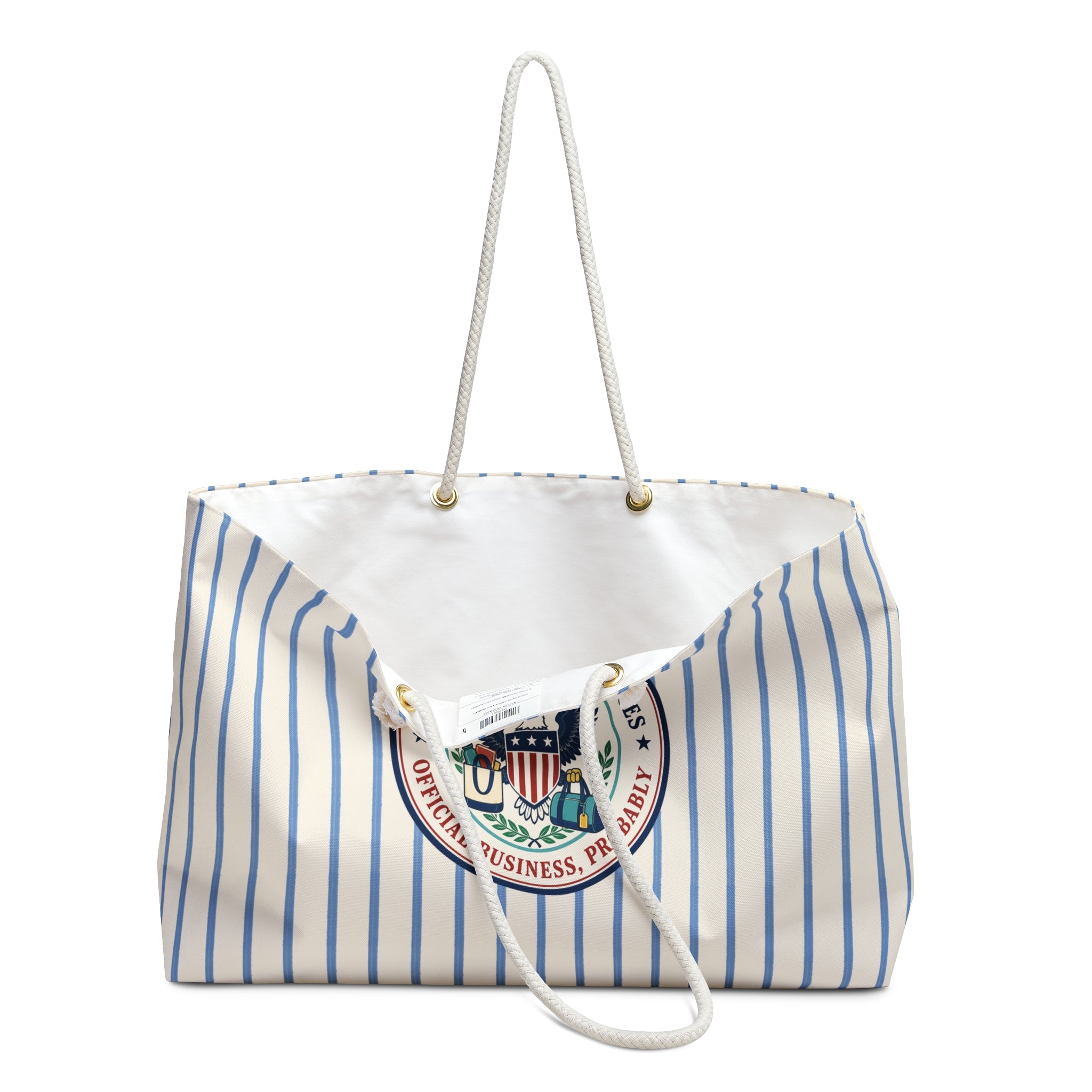 Department of Bringing Stuff Places Weekender Bag | Coastal Travel Tote