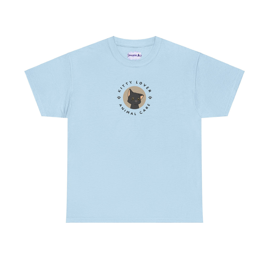 Kitty Lover Pet Care Unisex Heavy Cotton Tee - T - Shirt - Epileptic Al’s Shop