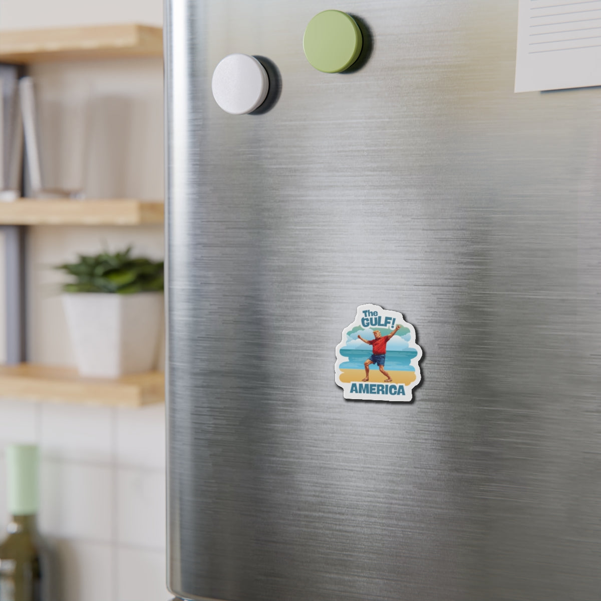Gulf Coast Die-Cut Magnet, Fun Home Decor