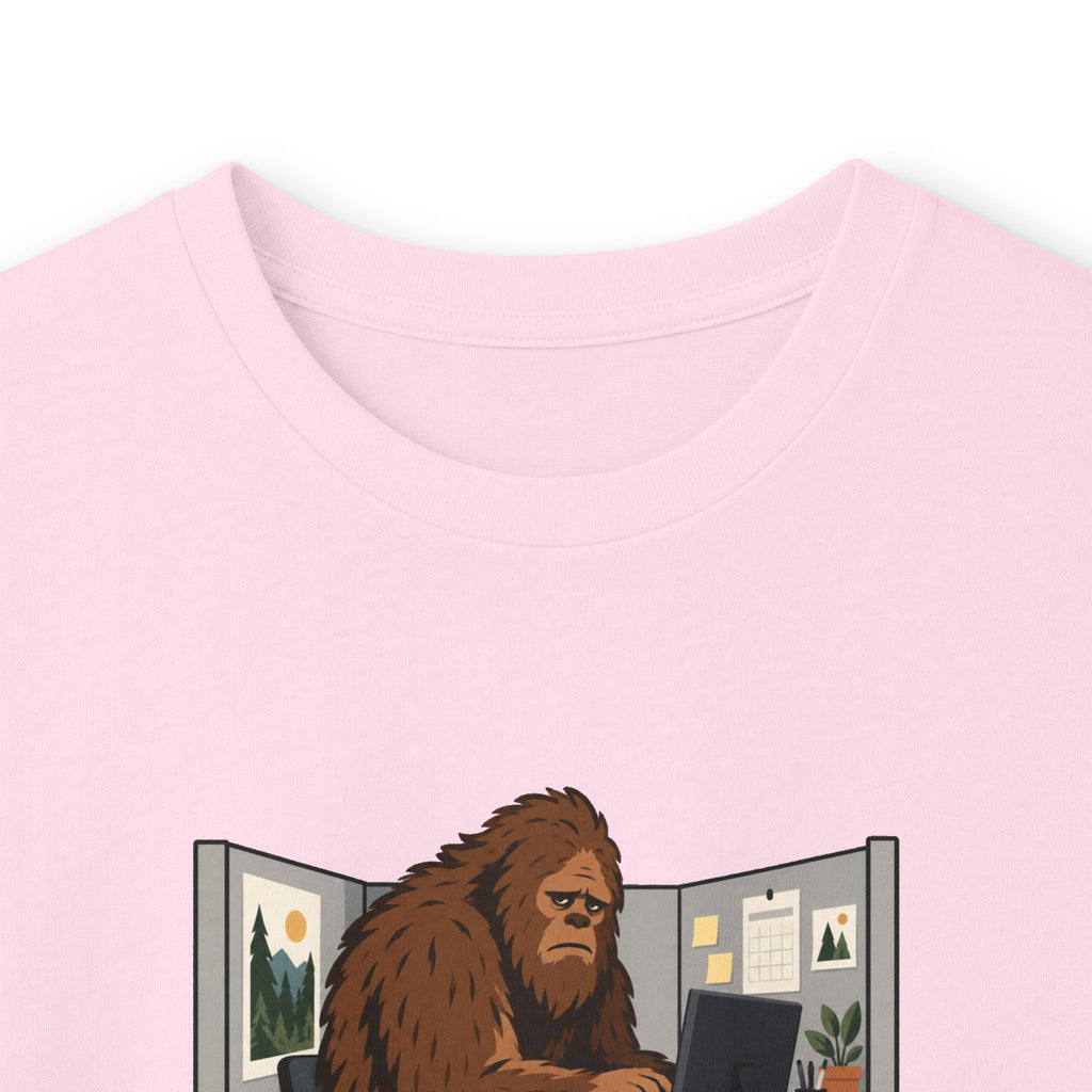 Tough Times Hit Everyone Bigfoot Long Sleeve Shirt | Funny Sasquatch Office Tee