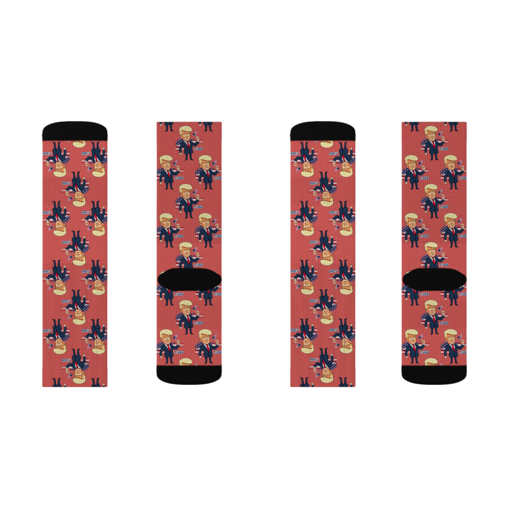 Fun Political Design Socks - Perfect for Casual Wear and Gifts