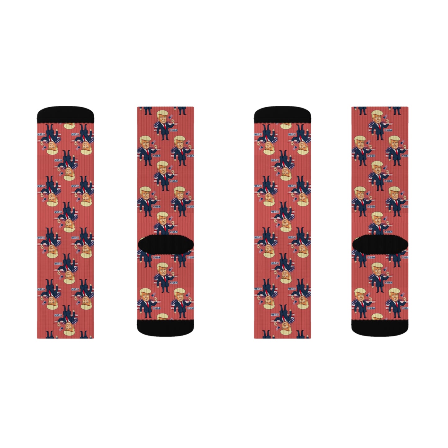 Fun Political Design Socks - Perfect for Casual Wear and Gifts