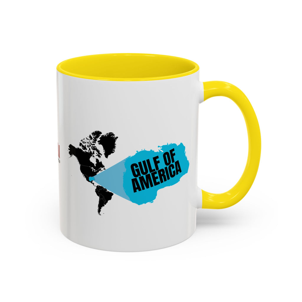 American Gulf Map Accent Coffee Mug