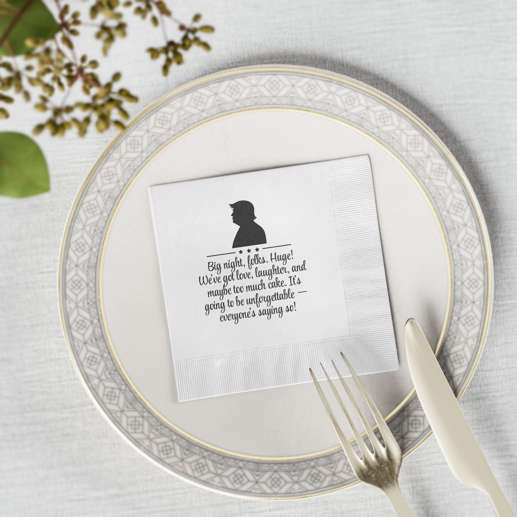 Tremendous Anniversary Celebration Party Napkins – Parody Décor