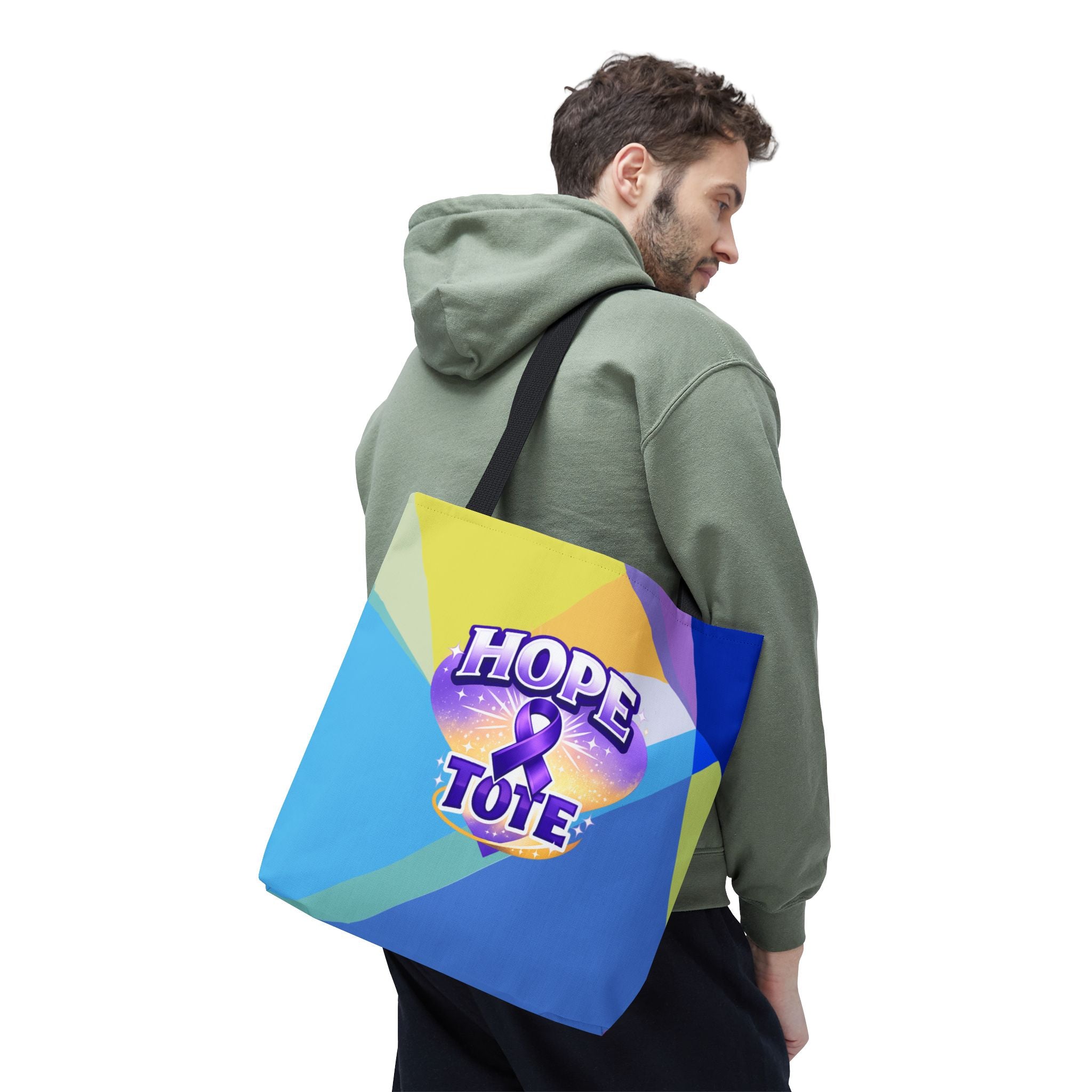 Hope Tote Epilepsy Awareness Ribbon Tote Bag