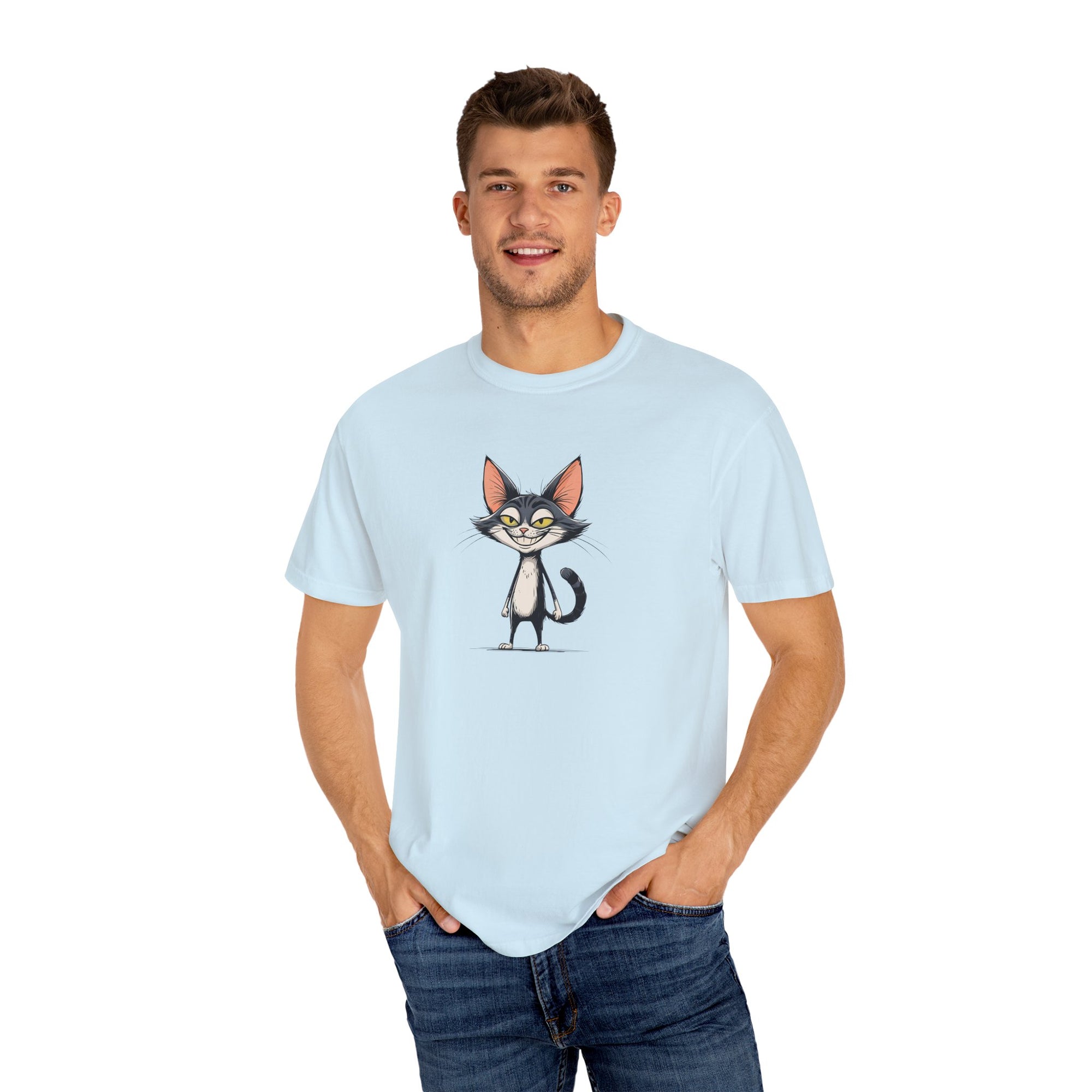 Smiling Cat Unisex T-Shirt | Funny Cat Tee