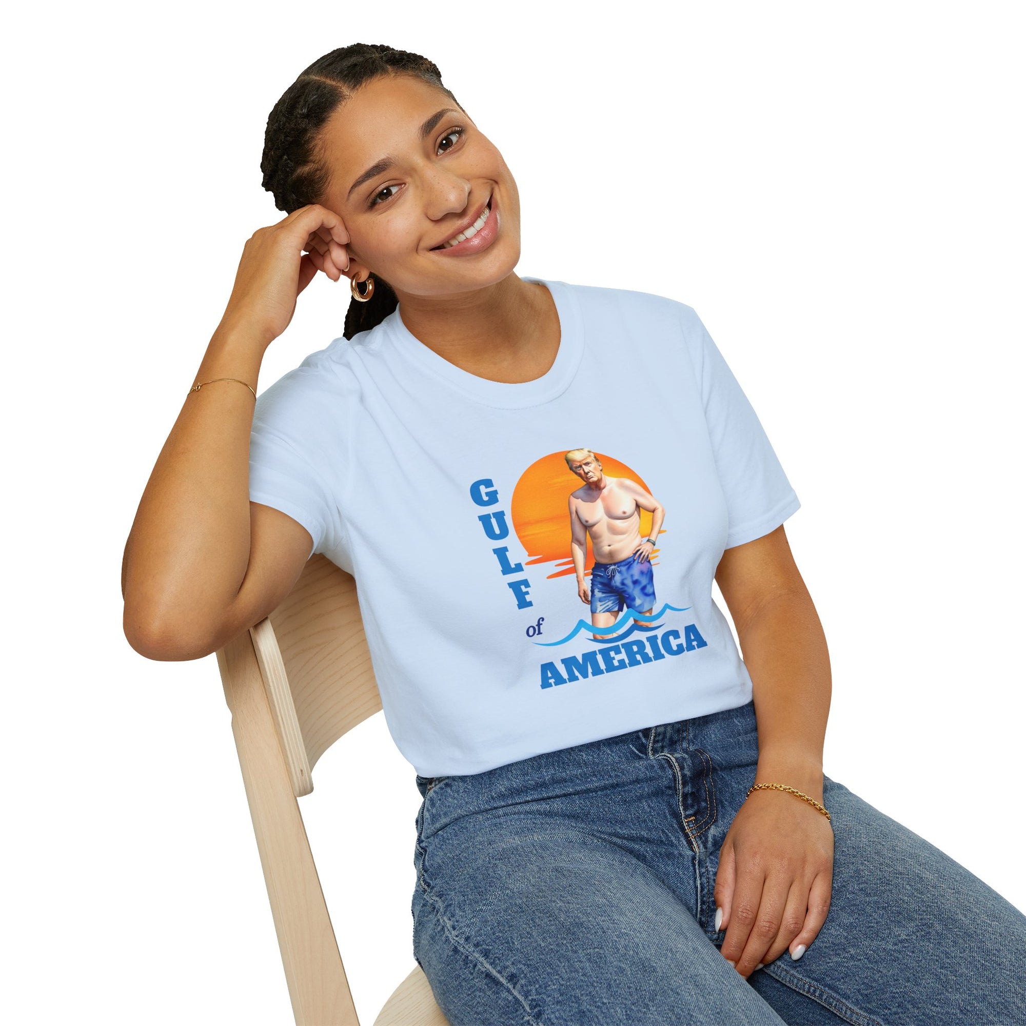 Trump's American Gulf Vintage T-Shirt - Unisex Softstyle Beachwear