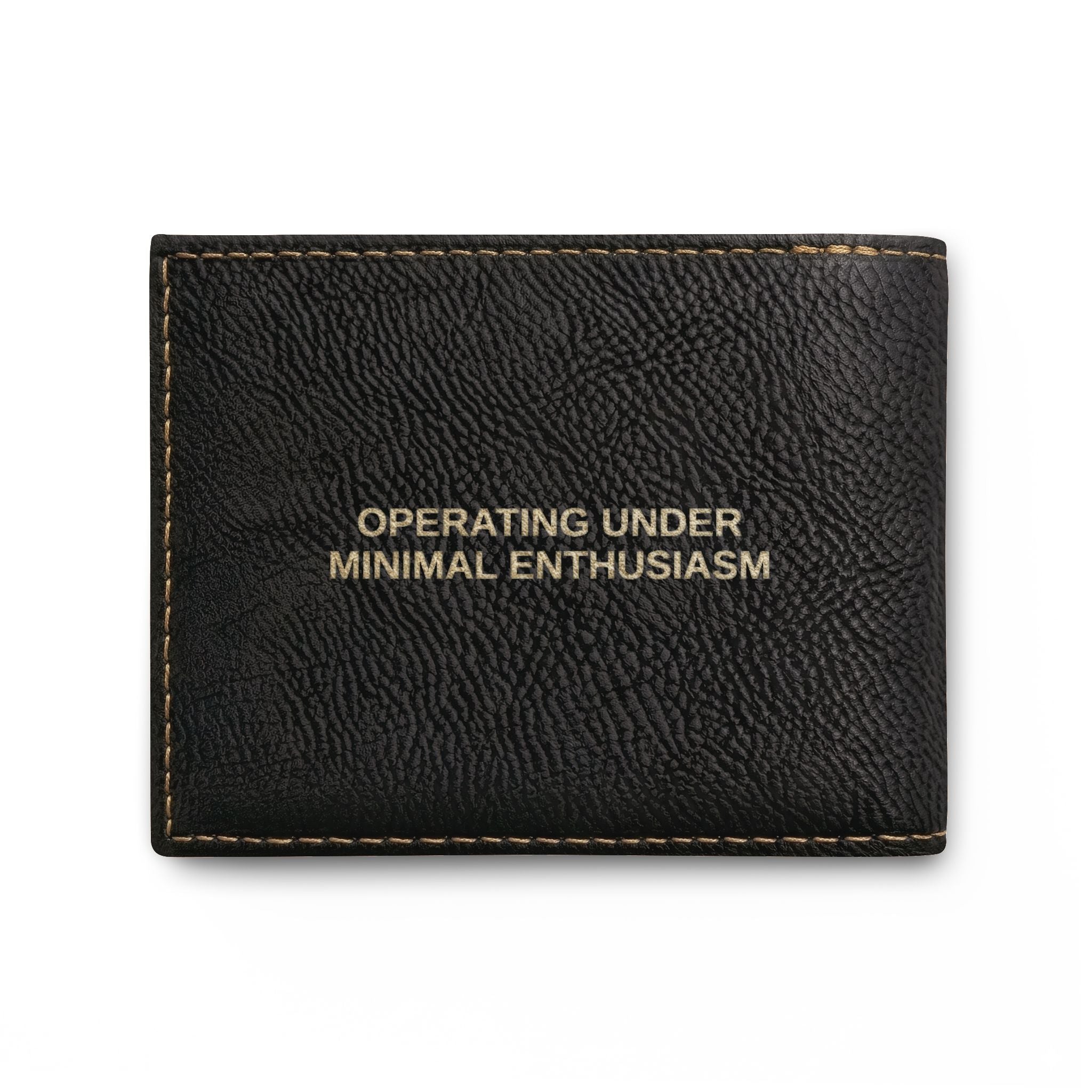 Department of Daily Obligations RFID Wallet | Operating Under Minimal Enthusiasm Bifold Wallet