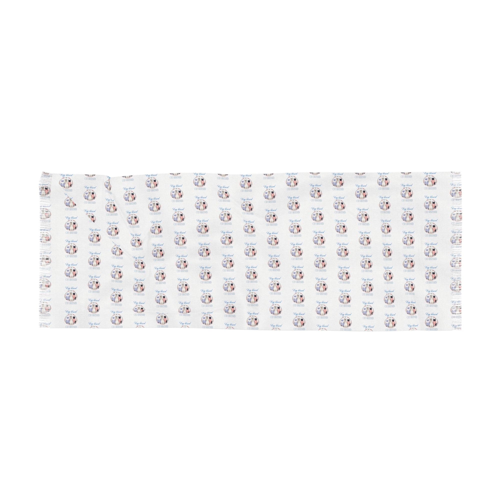 Very Blessed Cat Obsessed Light Scarf