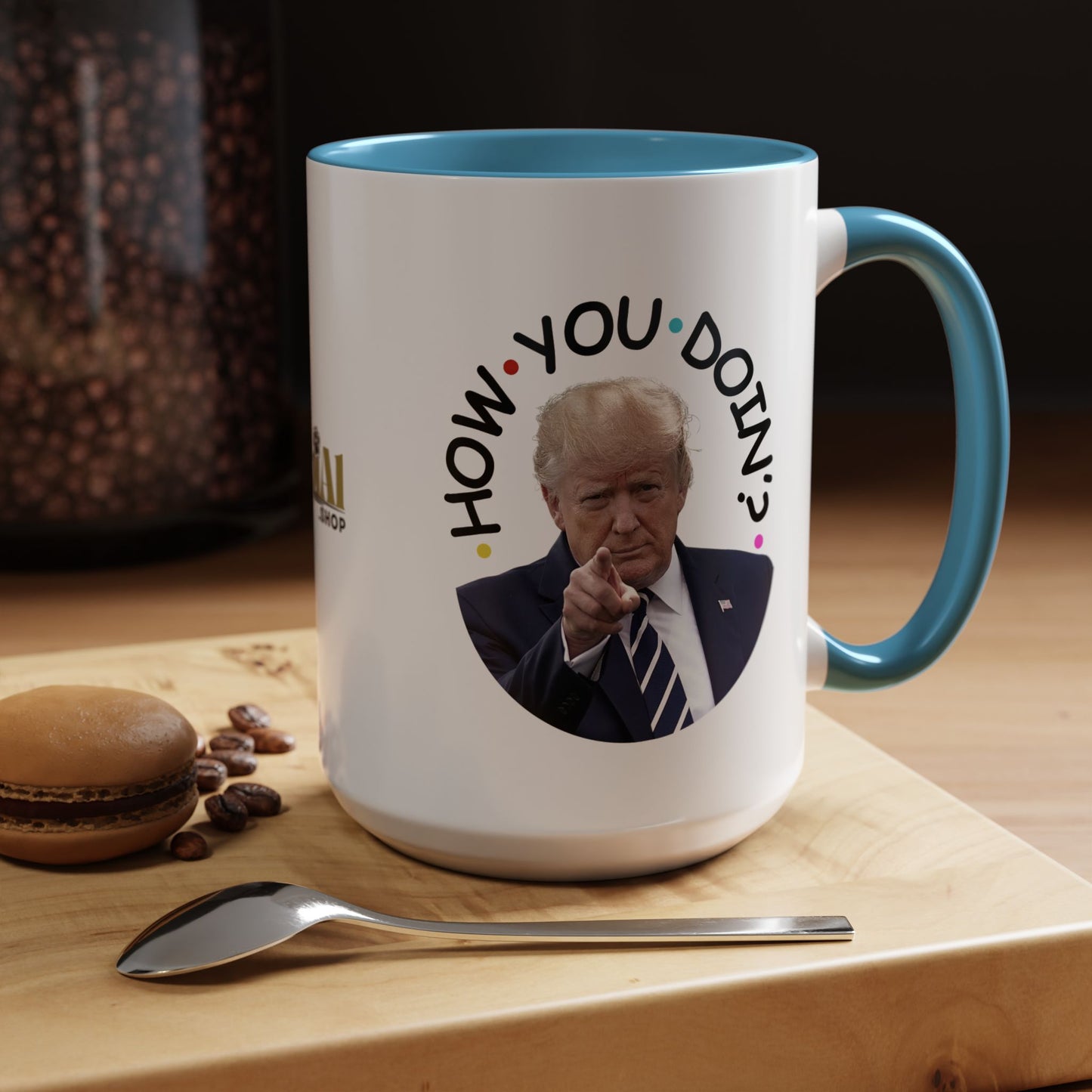Funny Accent Coffee Mug - "How You Doin'?" - Perfect Gift for Trump Fans