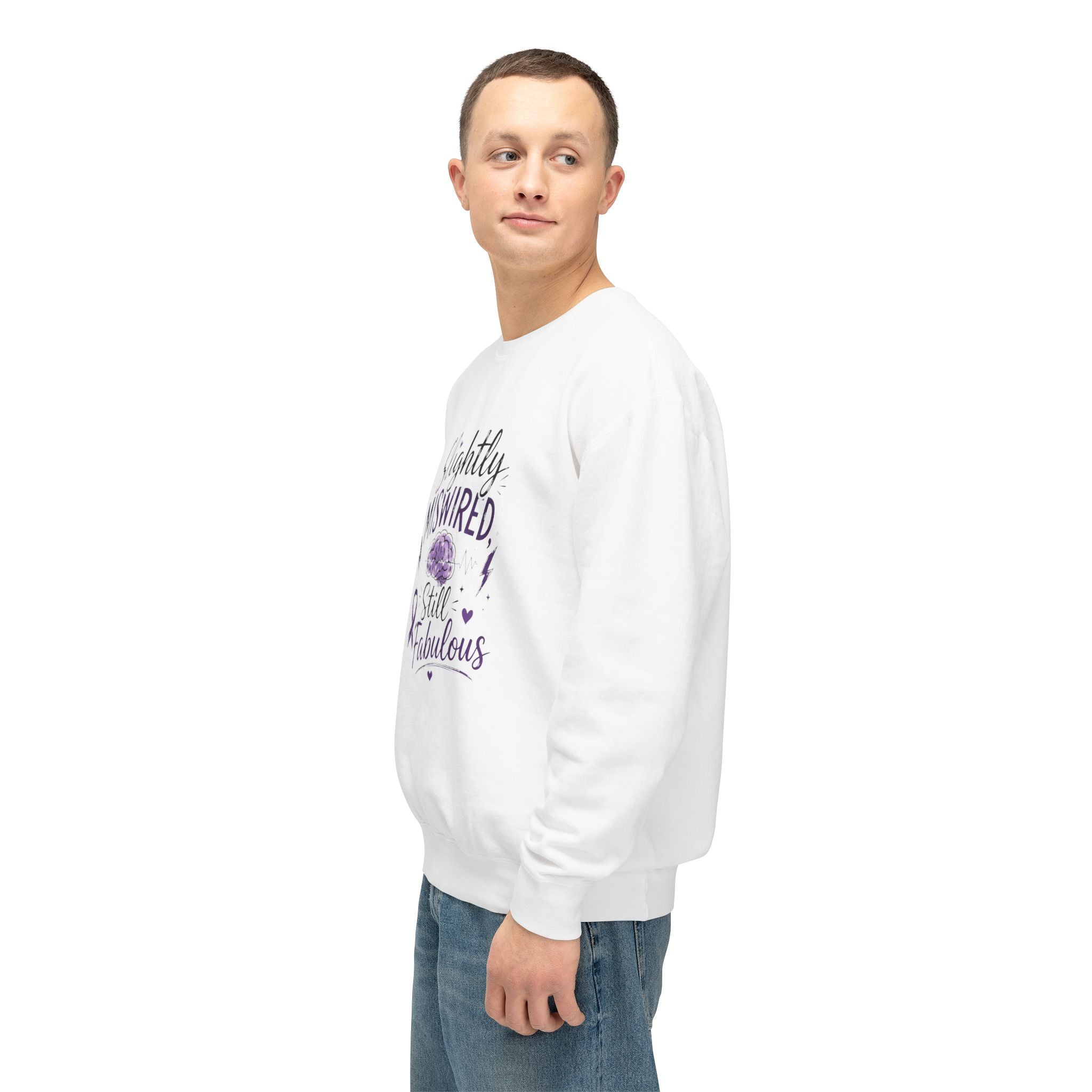 Slightly Miswired, Still Fabulous Epilepsy Awareness Sweatshirt