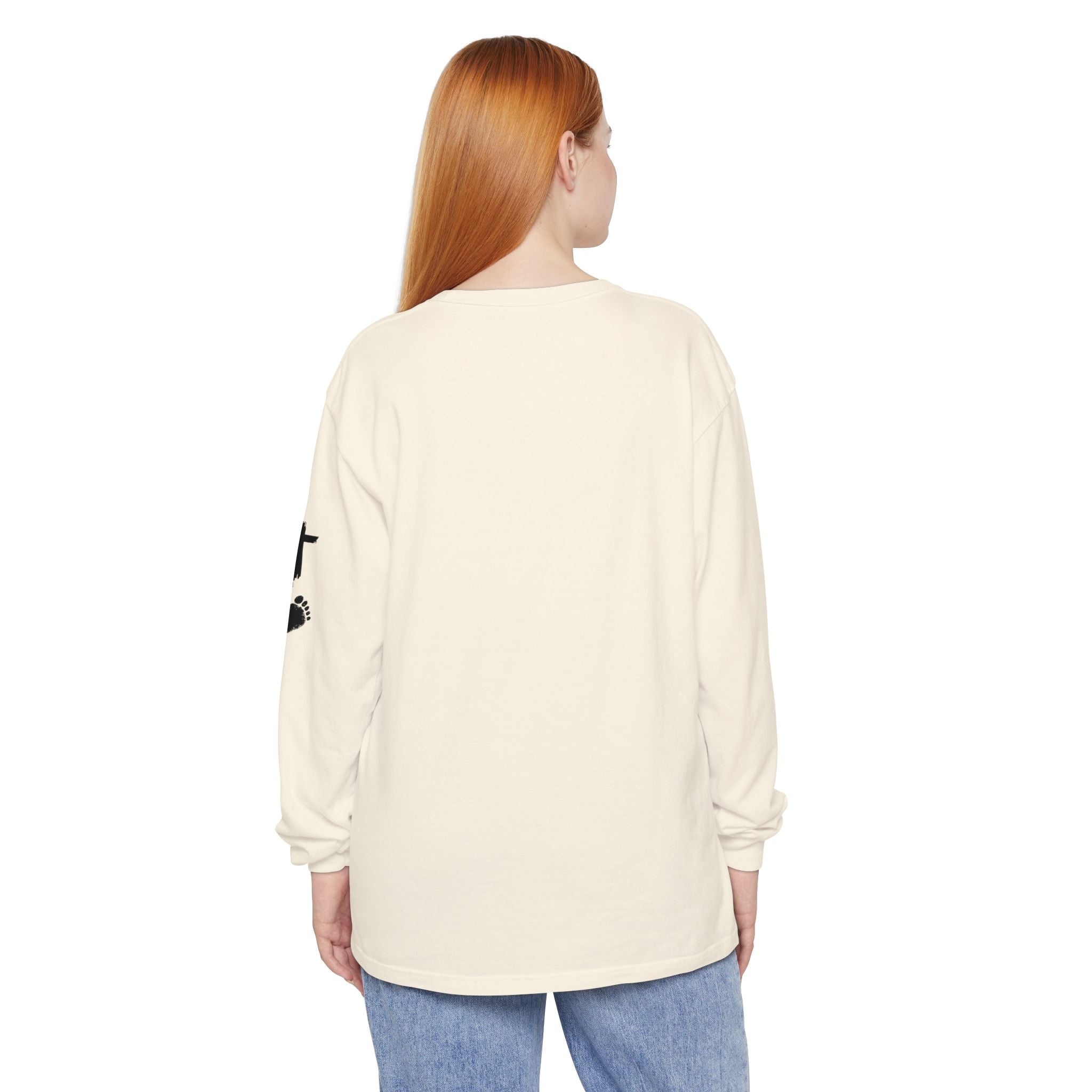 Jesus Loves You. Bigfoot’s Undecided. Long Sleeve Shirt