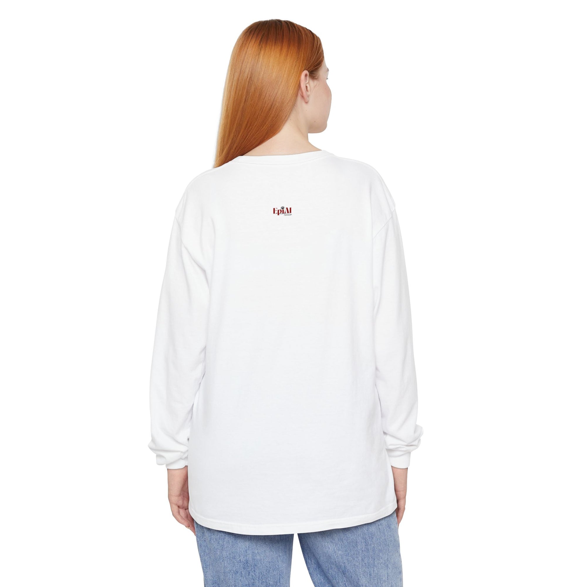 Grim Reaper with Cat Long Sleeve T-Shirt